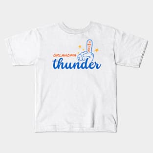 okc thunder basketball Kids T-Shirt